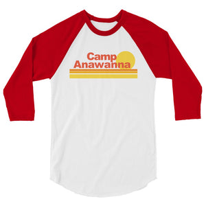 Salute Your Shorts Camp Anawanna Sunrise Unisex 3/4 Sleeve Raglan Shirt