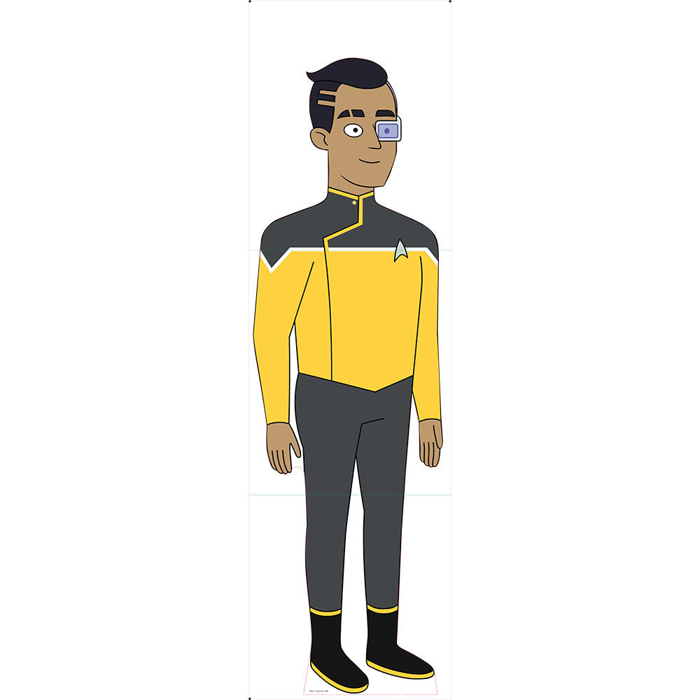 Star Trek: Lower Decks Sam Rutherford Pappausschnitt Stehaufmännchen