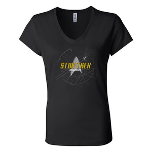 Star Trek: Discovery Logo Esquisse Femmes's V-Neck T-Shirt