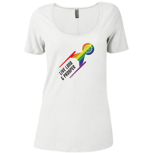 Star Trek: Discovery Pride DamenEntspanntes T-Shirt mit Rundhalsausschnitt