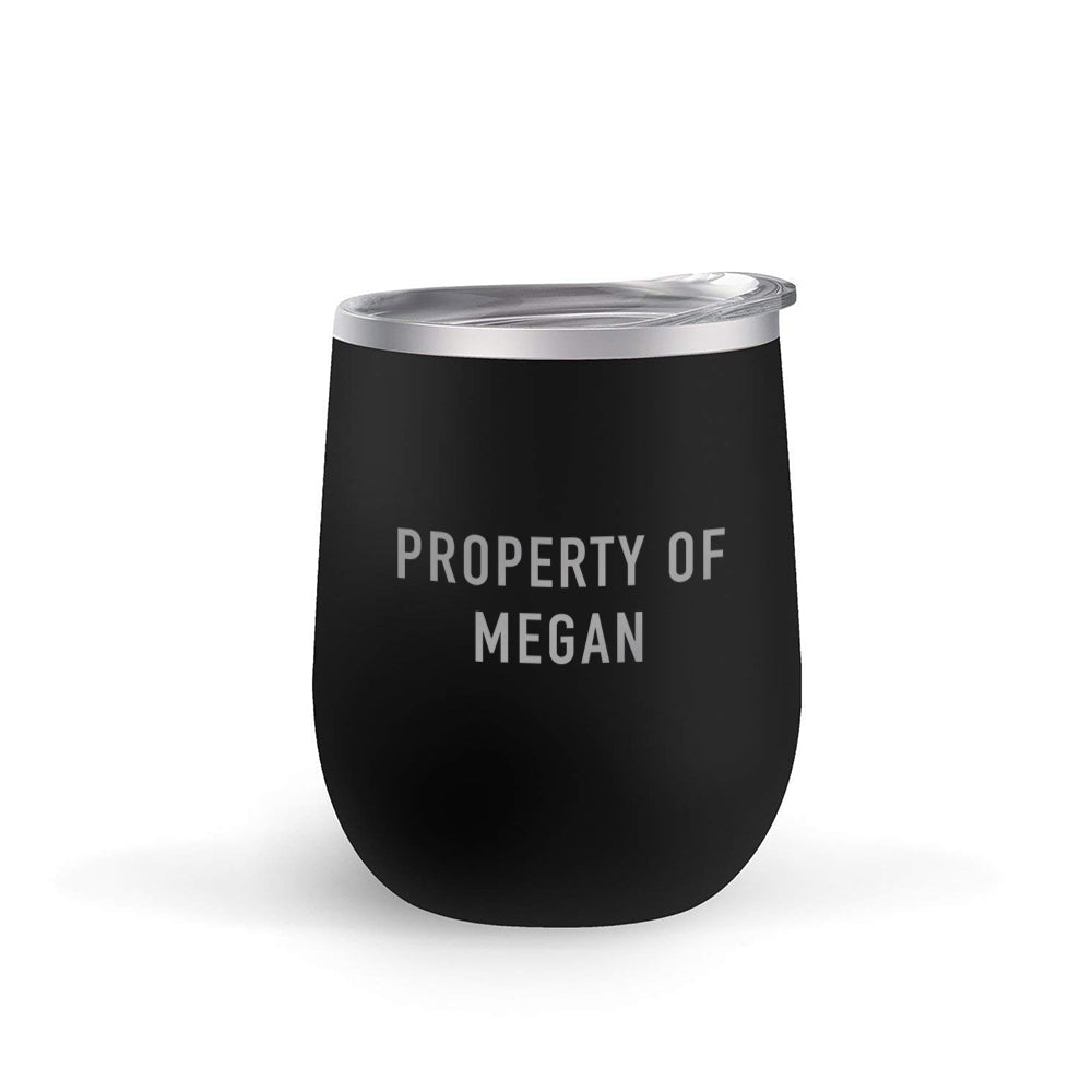 Star Trek: Picard Property of Personalized Double Sided 12 oz Stainless Steel Wine Tumbler