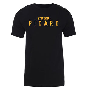 Star Trek: Picard Logo Erwachsene T-Shirt mit kurzen Ärmeln