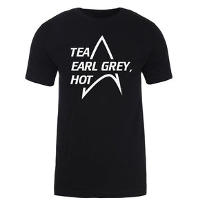 Star Trek: The Next Generation Tee Earl Grey Heiß Erwachsene T-Shirt mit kurzen Ärmeln