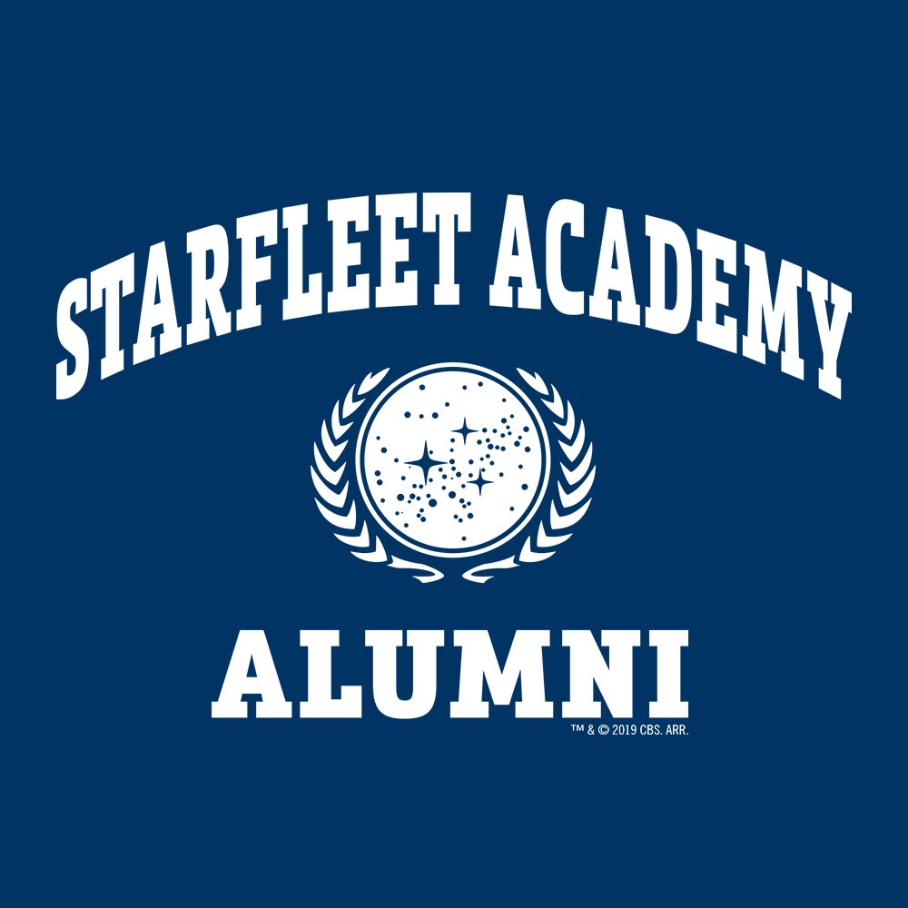 Star Trek Alumni der Sternenflottenakademie DamenEntspanntes T-Shirt mit Rundhalsausschnitt