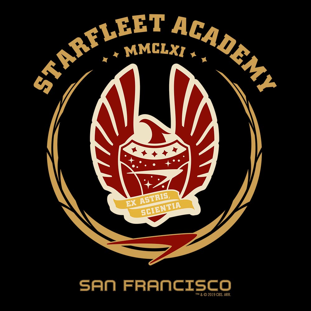 Star Trek Starfleet Academy San Francisco Phoenix Adult Short Sleeve T-Shirt