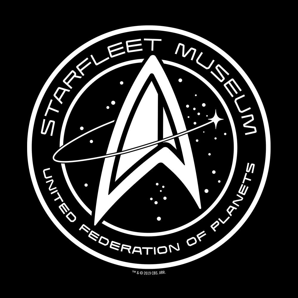 Star Trek Sternenflottenmuseum Erwachsene Kurzärmeliges T-Shirt