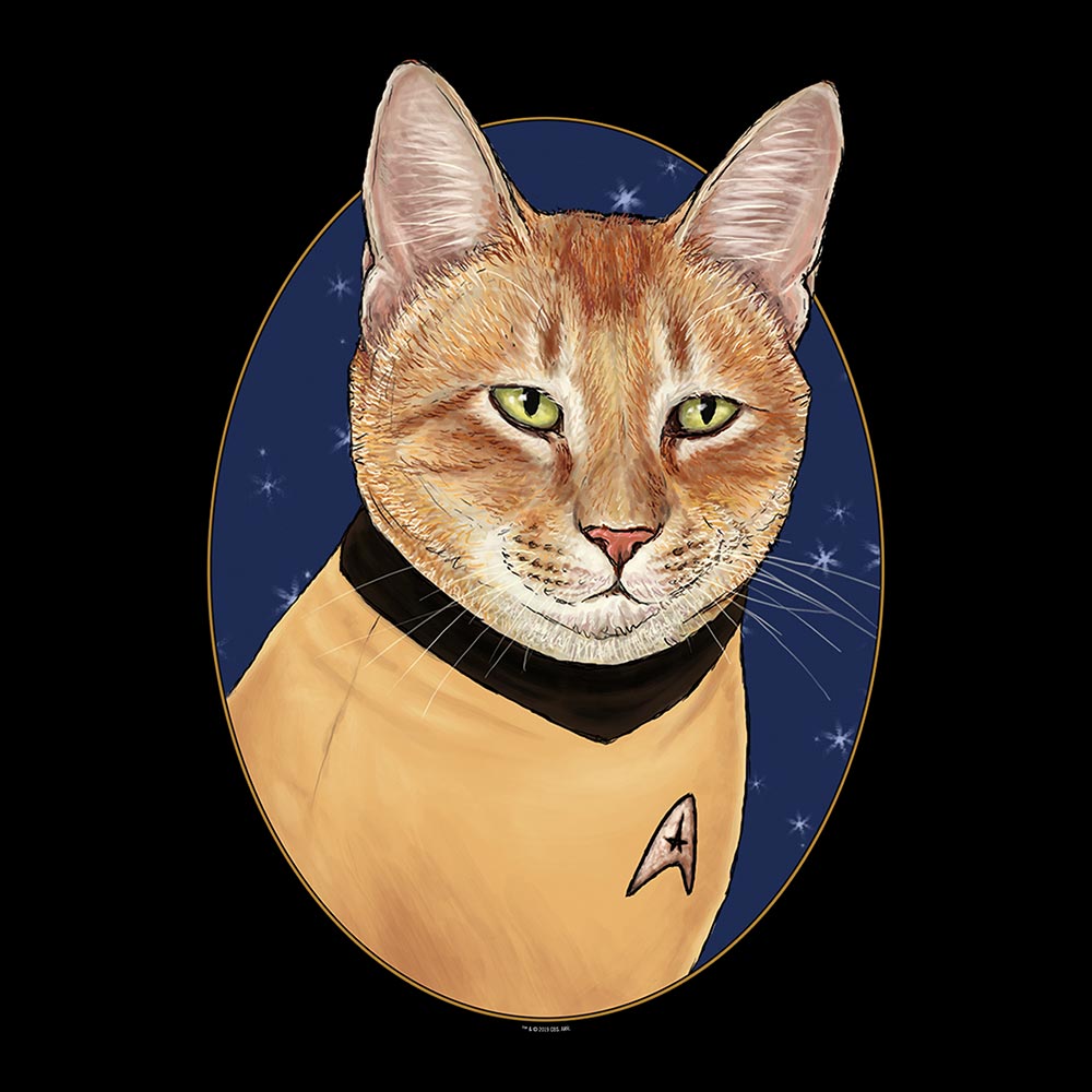 Star Trek: The Original Series Couverture Sherpa Capitaine Kirk pour chat