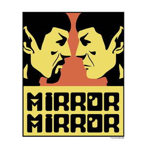Star Trek: The Original Series Espejo Espejo Adultos Camiseta de manga corta