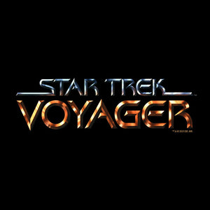 Star Trek: Voyager Logo Adultos Camiseta de manga corta
