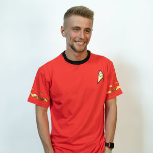 Star Trek: le t-shirt d'uniforme d'ingénierie de la série originale