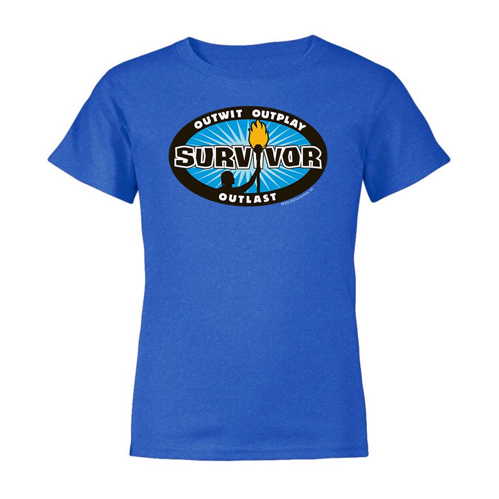 Survivor Übertrumpfen, überspielen, überdauern Logo Kinder/Kleinkind T-Shirt mit kurzen Ärmeln
