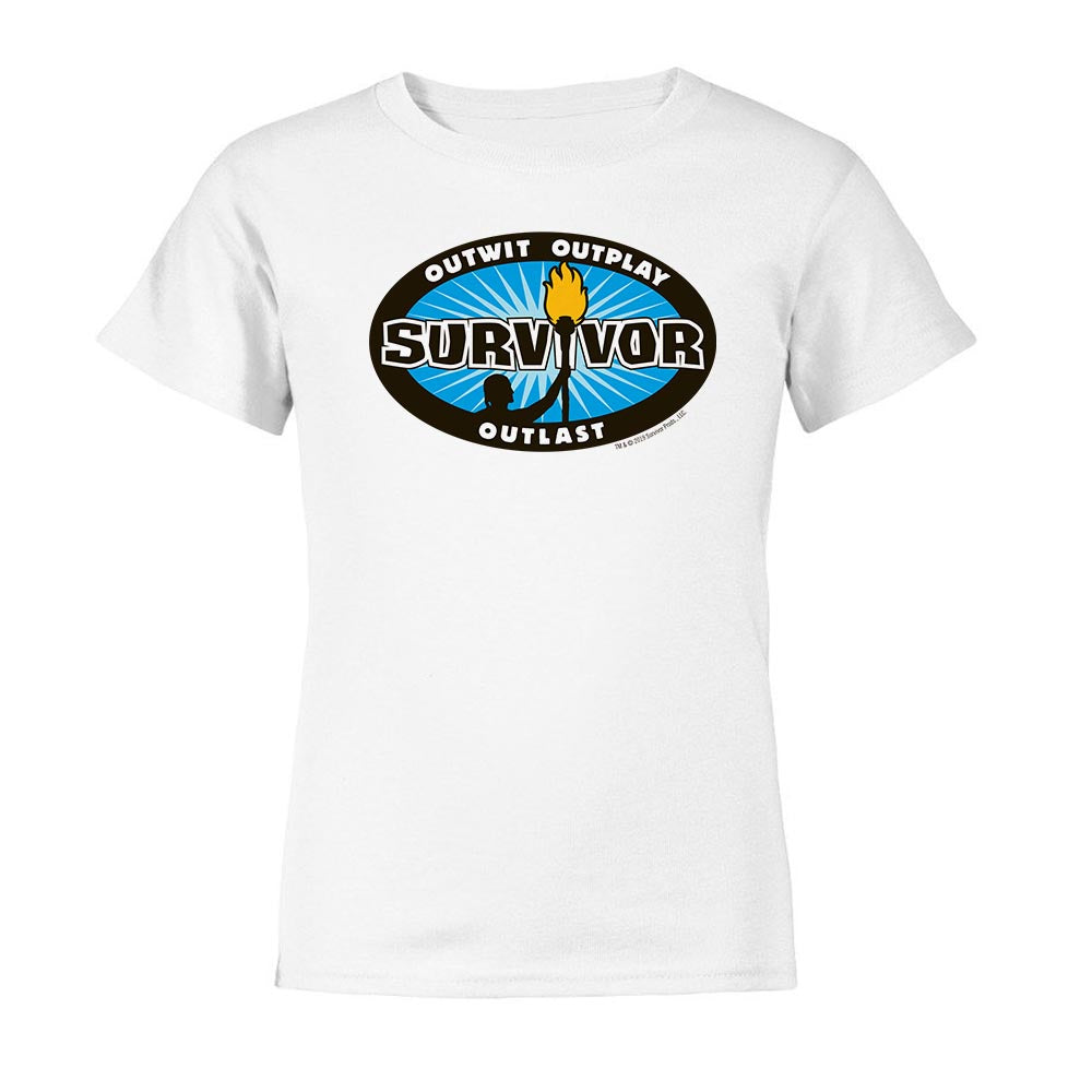 Survivor Surpasser, surpasser, surpasser Logo Enfants/T-shirt à manches courtes pour enfants