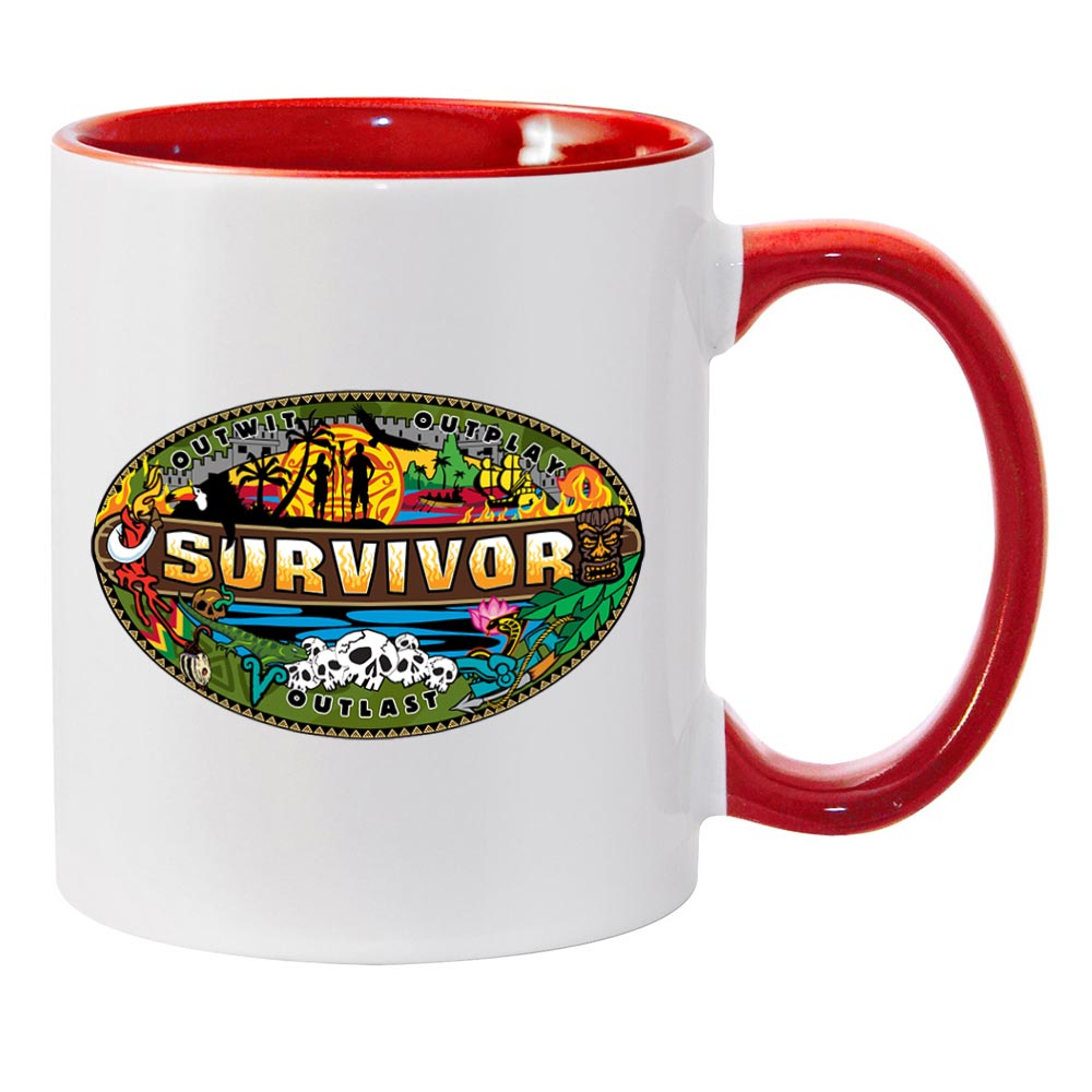 Survivor Mashup Logo Zweifarbig Tasse