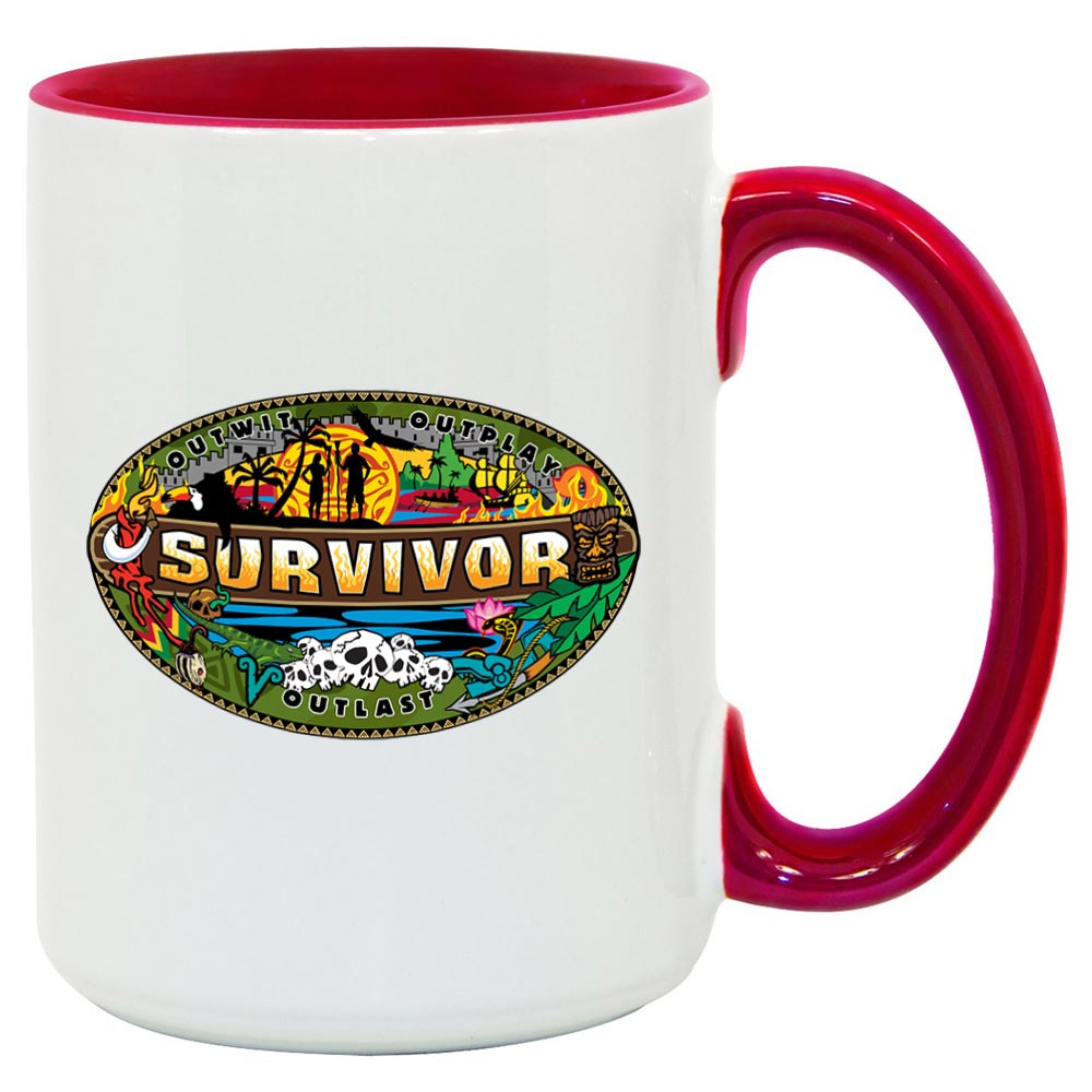 Survivor Mashup Logo Two-Tone Mug