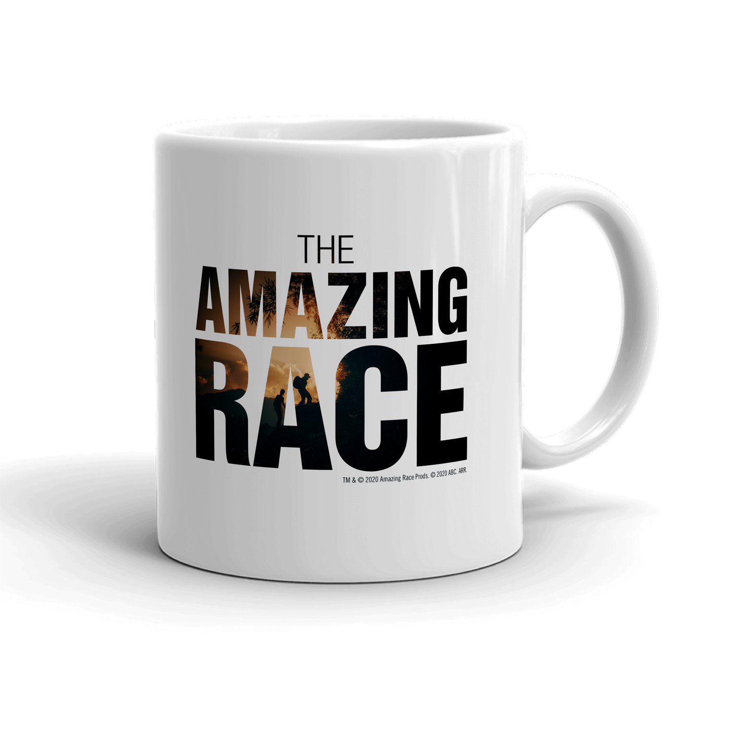 The Amazing Race One Million Miles White Mug