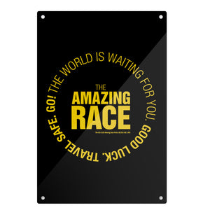 The Amazing Race Starting Badge Metal Sign