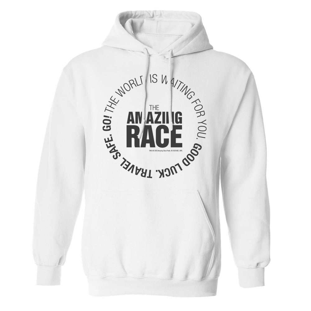 The Amazing Race Black Starting Badge Fleece Hooded Sweatshirt