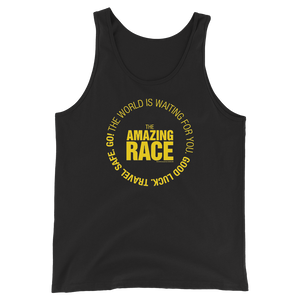 The Amazing Race Yellow Starting Adult Tank Top
