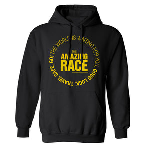 The Amazing Race Yellow Starting Badge Fleece Hooded Sweatshirt
