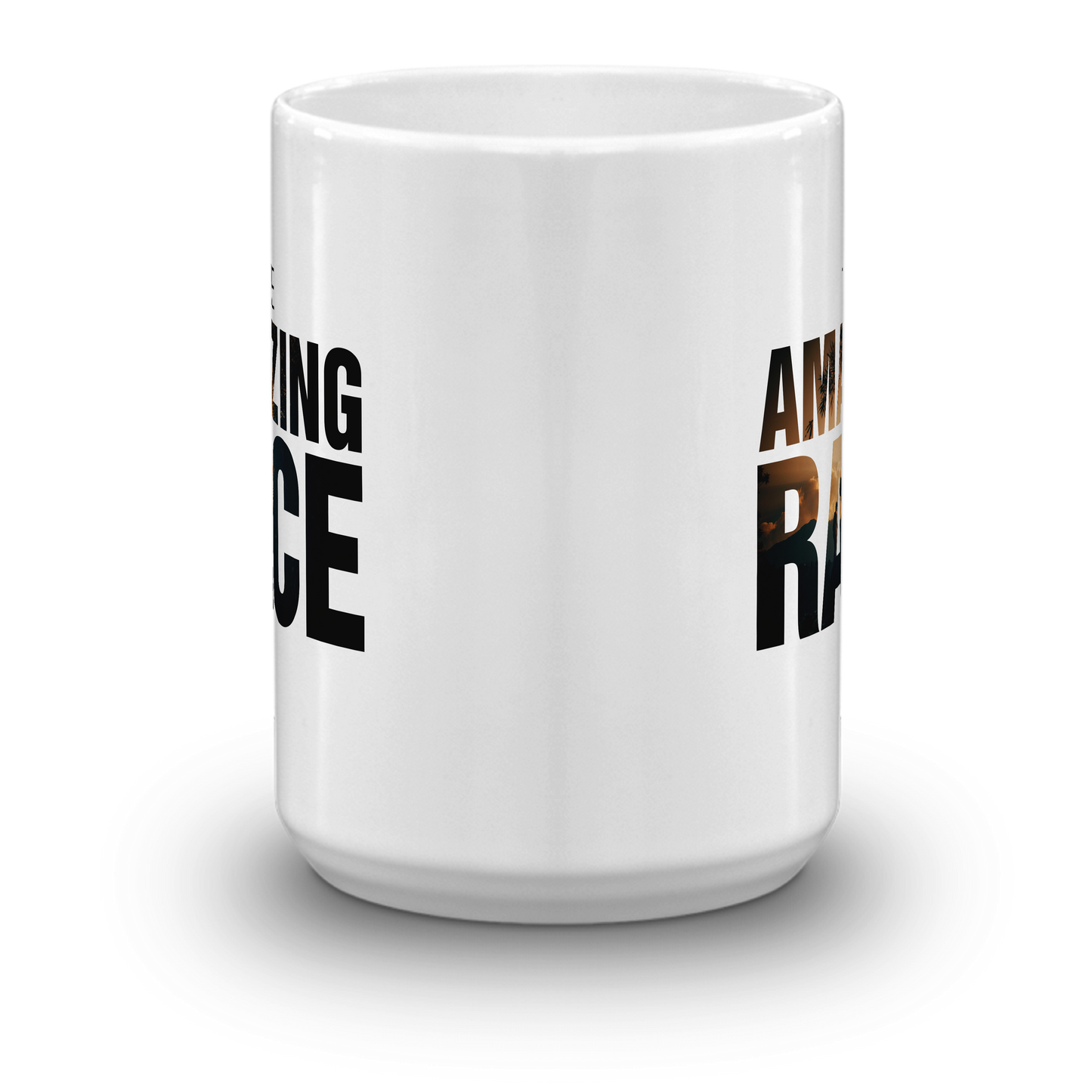 The Amazing Race Color Logo White Mug