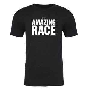 The Amazing Race One Color Logo Men's Tri-Blend T-Shirt