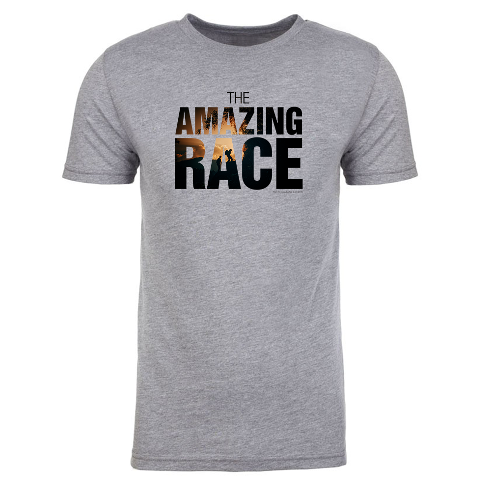 The Amazing Race Color Logo Men's Tri-Blend T-Shirt