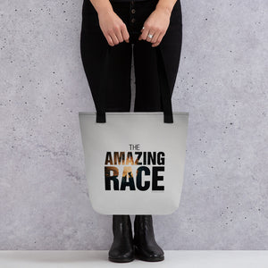 The Amazing Race Color Logo Premium Tote Bag