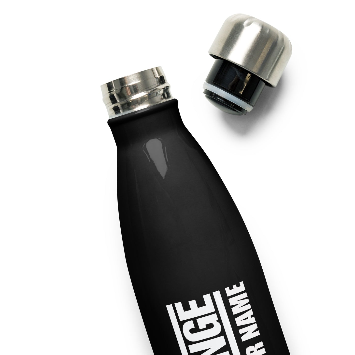 The Challenge Logo Personalisierbar Wasserflasche