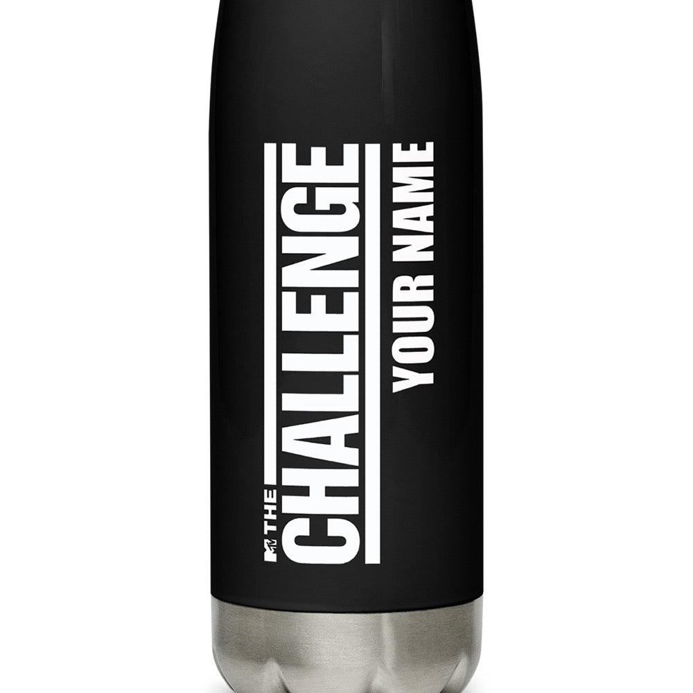 The Challenge Logo Personalized Water Bottle