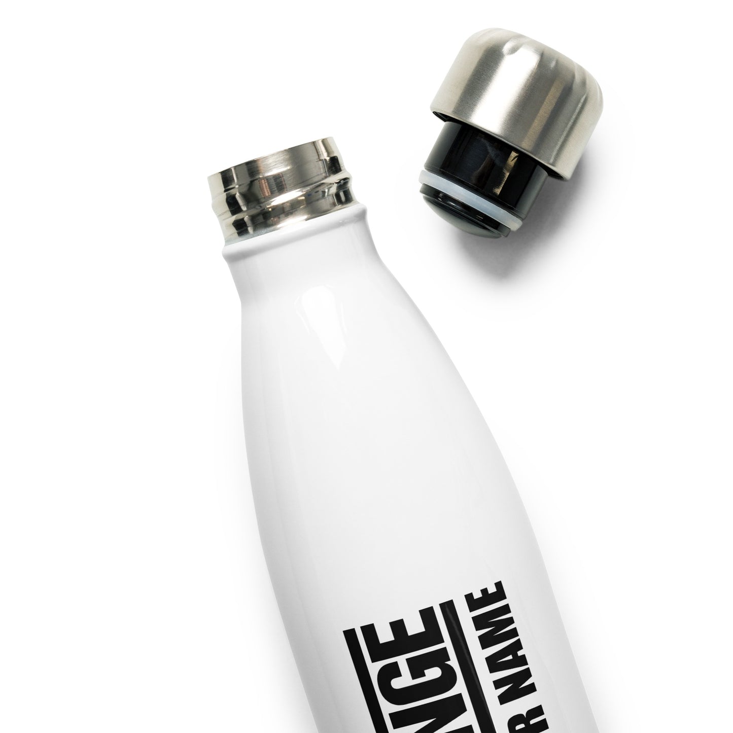 The Challenge Logo Personalisierbar Wasserflasche