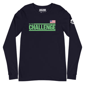 The Challenge Logo Flagge Langarm T-Shirt