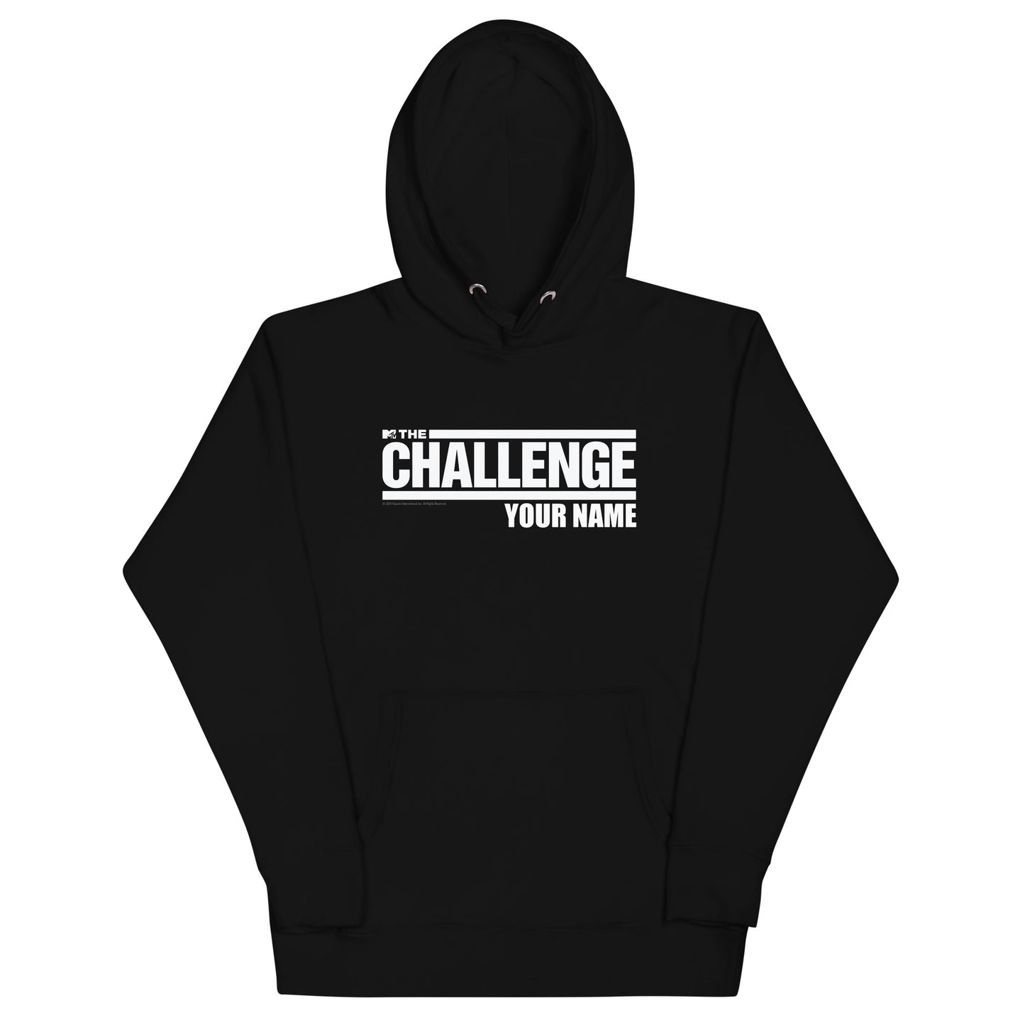 The Challenge Logo Personalized Adult Hoodie