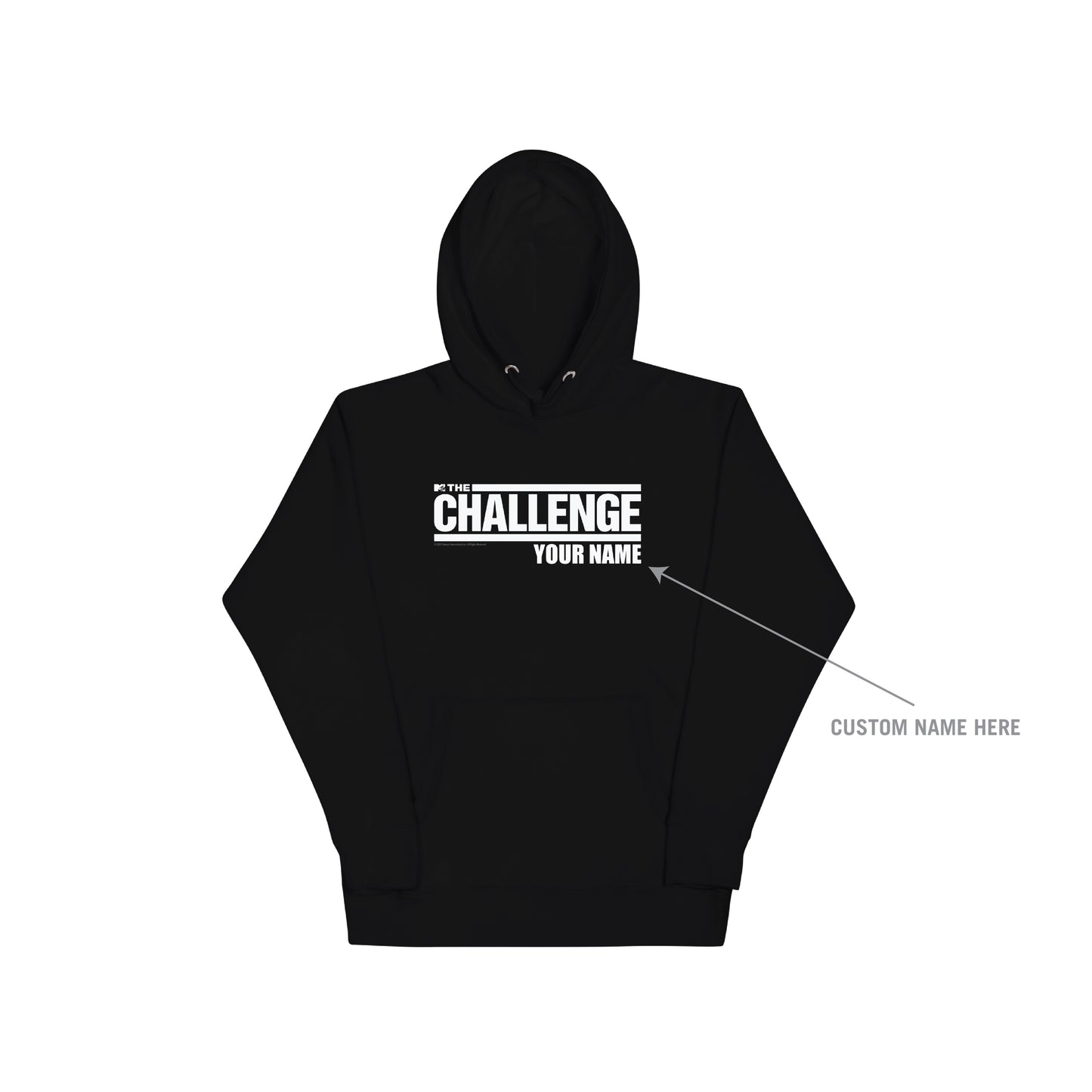 The Challenge Logo Personalized Adult Hoodie