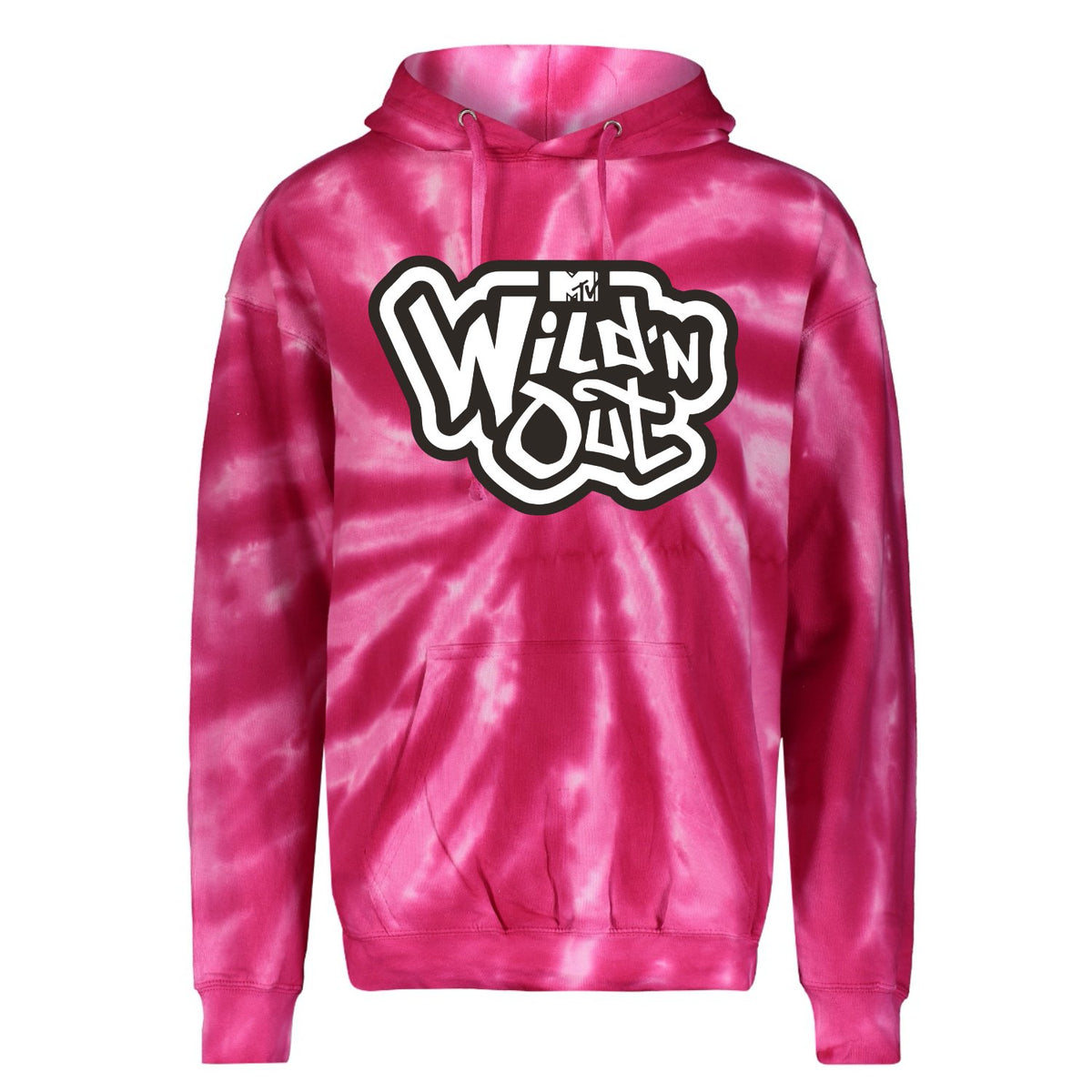Wild 'N Out Pink Tie Dye Hooded Sweatshirt