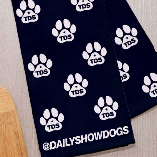The Daily Show with Trevor Noah Daily Show Dogs Paw Pattern Hand Towel