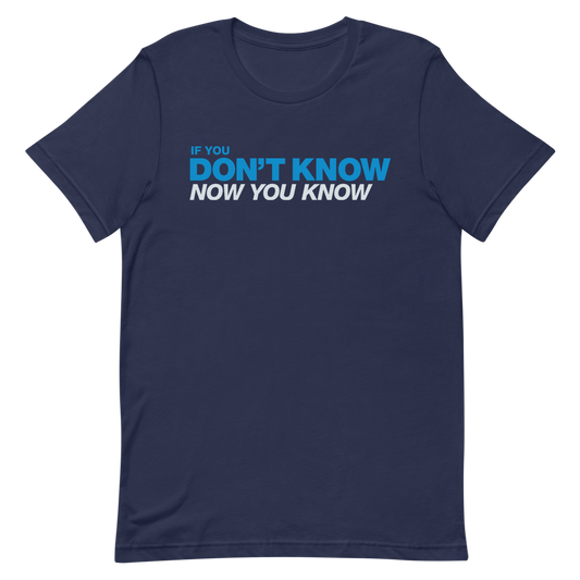 The Daily Show with Trevor Noah If You Don't Know, Now You Know Adult Short Sleeve T-Shirt