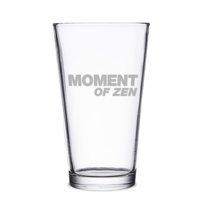The Daily Show with Trevor Noah Moment of Zen Laser Engraved Pint Glass