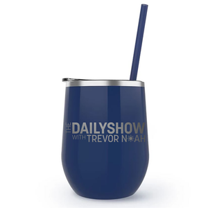 The Daily Show Sun Logo Wine Tumbler