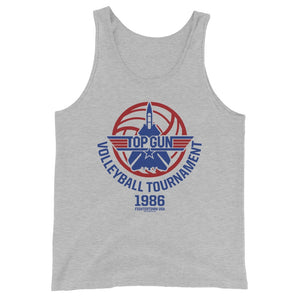 Top Gun Fighter Town USA 1986 Volleyball Tournament Unisex Tank Top