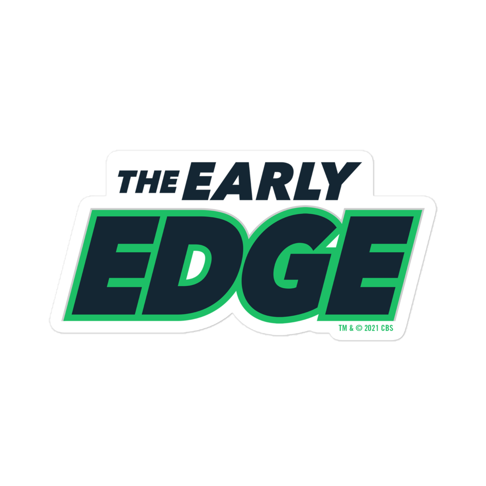 The Early Edge Podcast Logo Die Cut Sticker