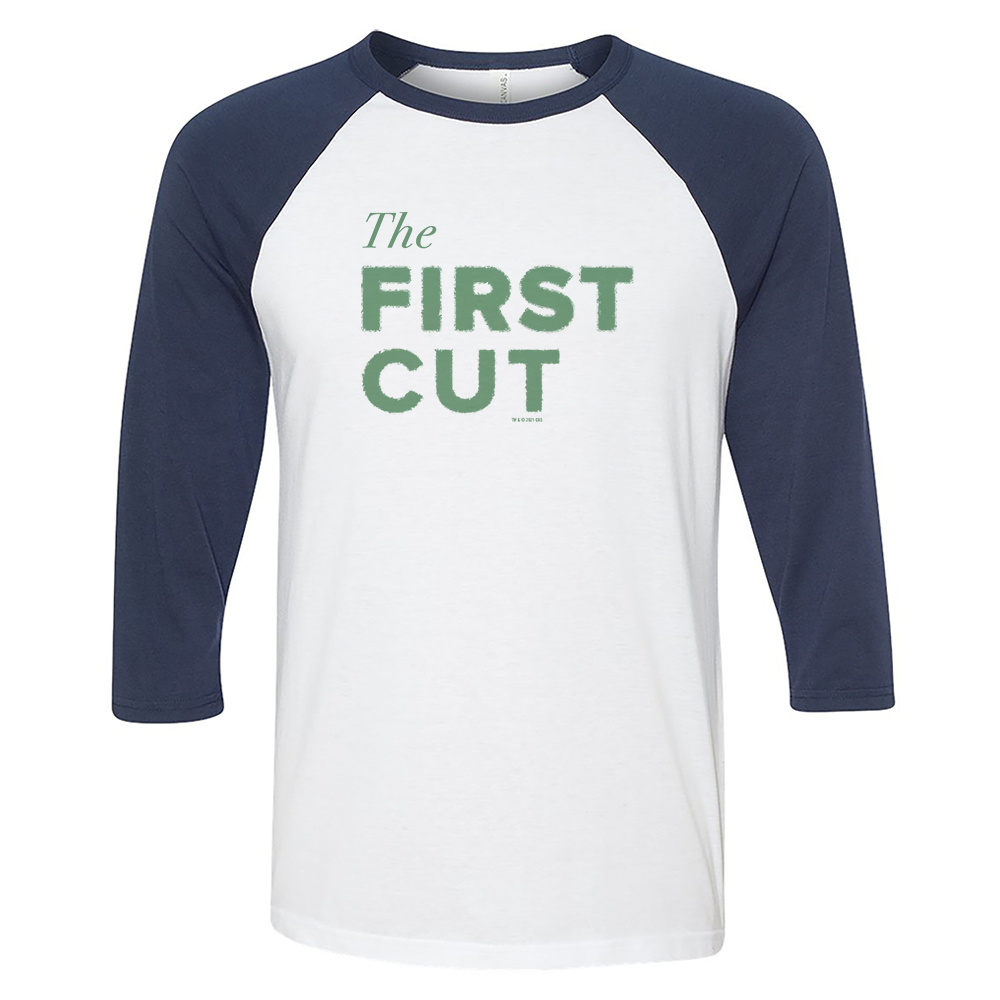 First Cut Logo 3/4 Sleeve Baseball T-Shirt
