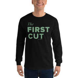 First Cut The First Cut Golf Podcast Logo Adult Long Sleeve T-Shirt