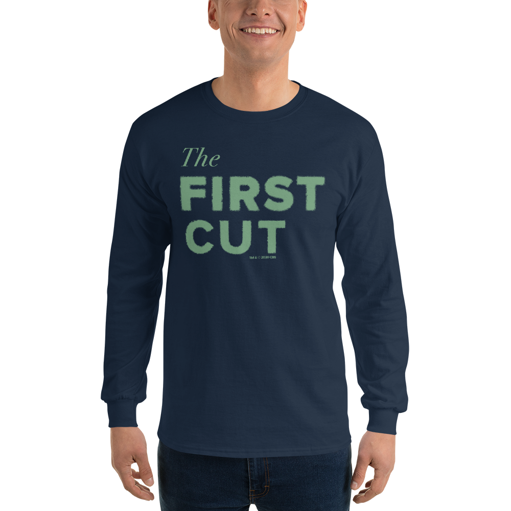 First Cut The First Cut Golf Podcast Logo Adult Long Sleeve T-Shirt