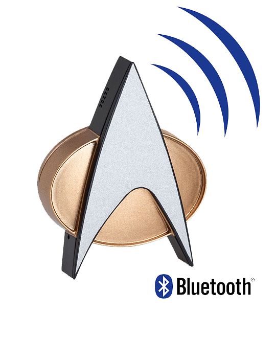 Star Trek: The Next Generation Insignia de comunicador Bluetooth