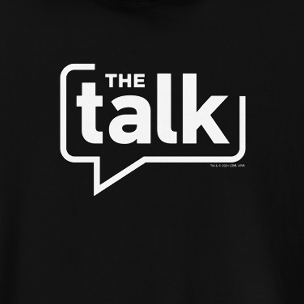 The Talk Temporada 12 Blanco Logo Adultos Camiseta de manga corta