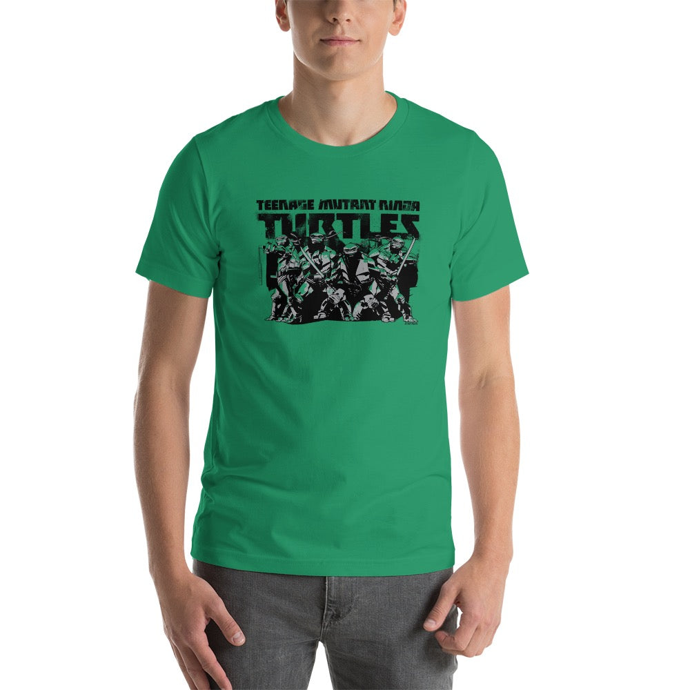 Teenage Mutant Ninja Turtles Characters Adult Short Sleeve T-Shirt