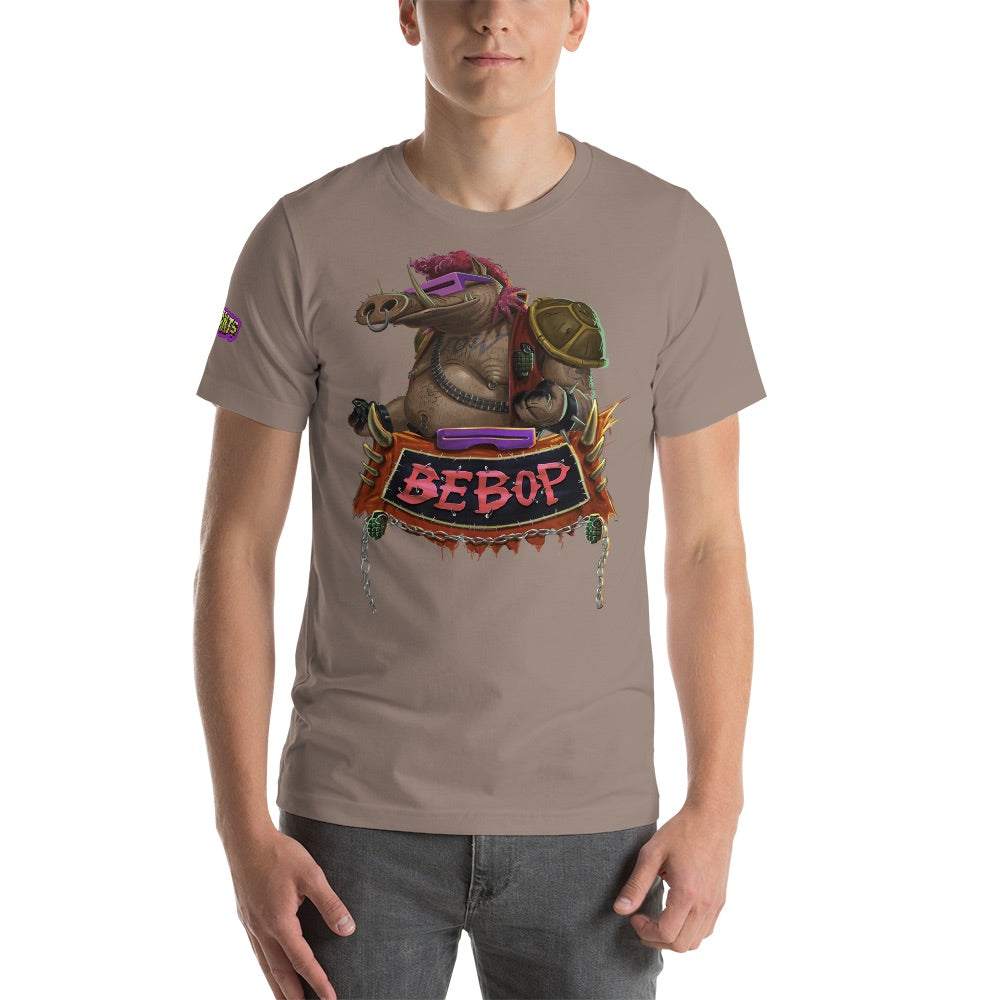 Men's T-shirt Bebop TMNT Ninja Turtles Animated Ninja Turtles