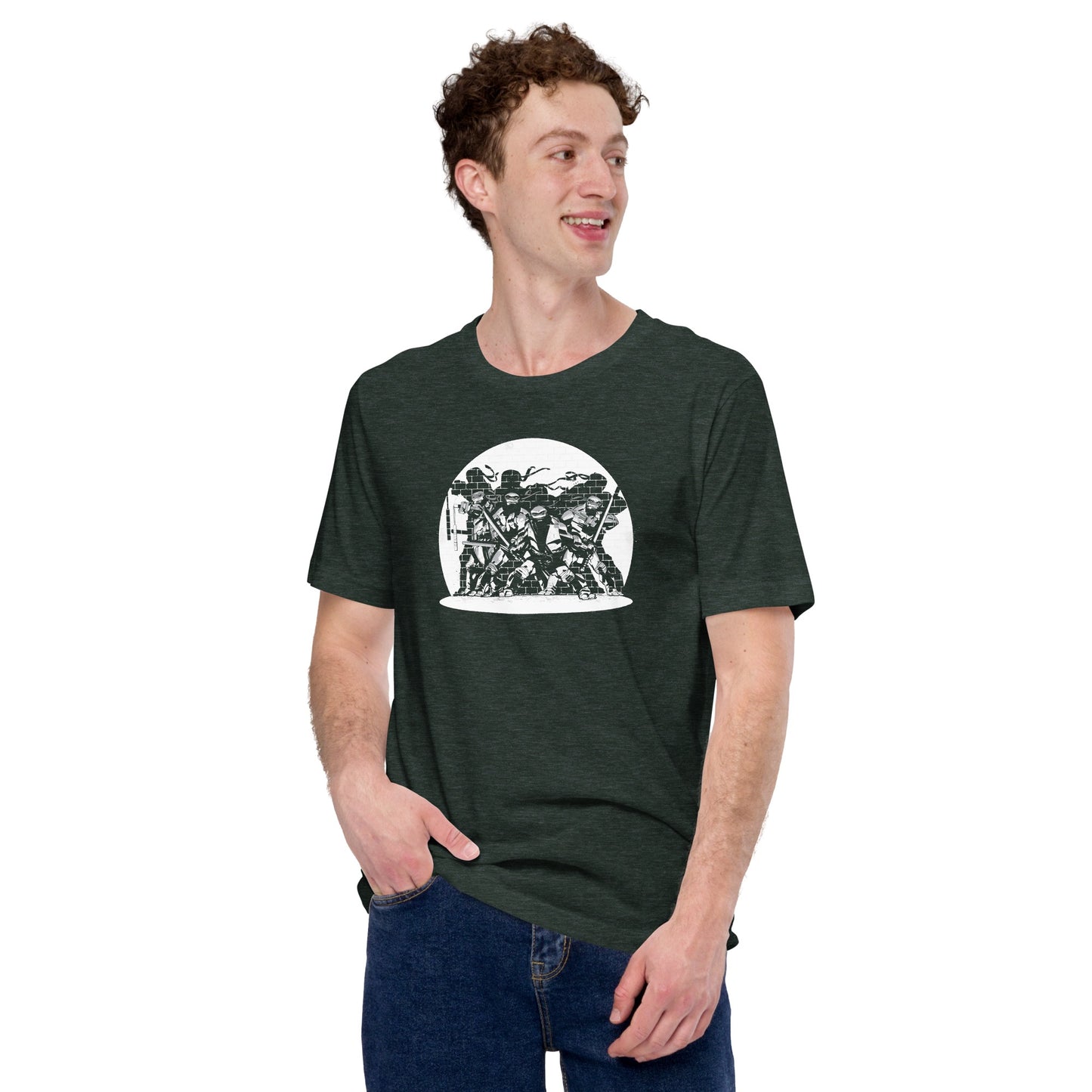 Teenage Mutant Ninja Turtles Comic Art Adult Short Sleeve T-Shirt