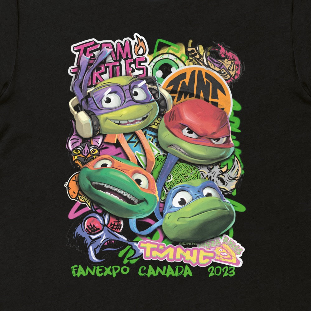 Teenage Mutant Ninja Turtles: Mutant Mayhem Faces FANEXPO CANADA 2023  T-Shirt