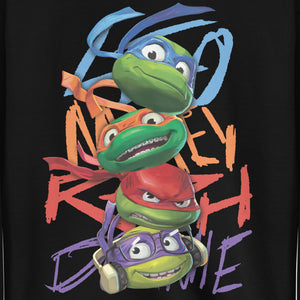 Teenage Mutant Ninja Turtles: Mutant Mayhem Turtle Faces Sweatshirt